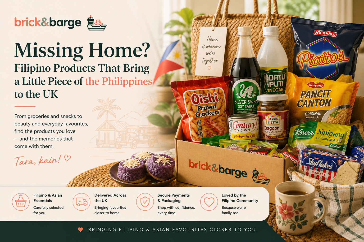 Missing Home? Filipino Products That Bring a Little Piece of the Philippines to the UK