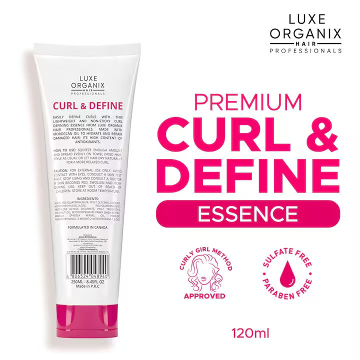 Luxe Organix Premium Keratin Curl & Define Essence 120ml