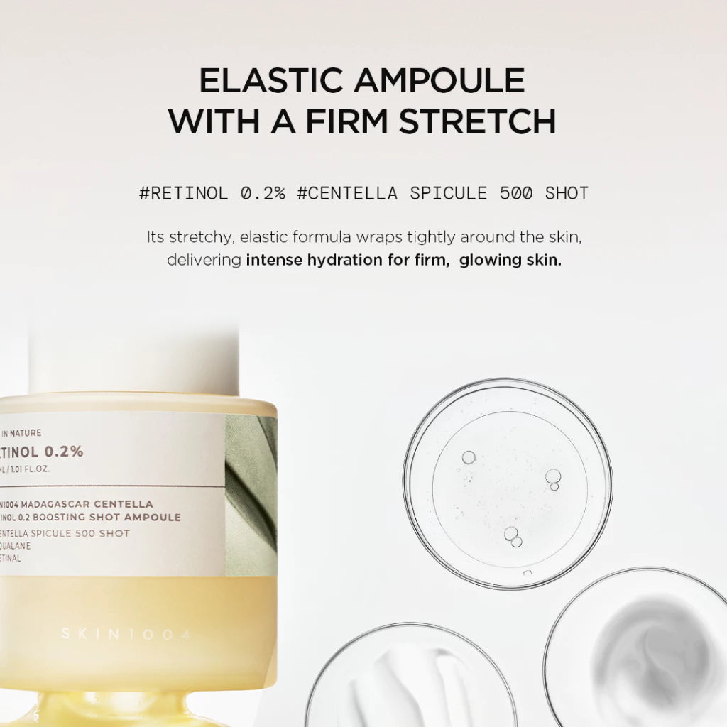 SKIN1004 Madagascar Centella Retinol 0.2 Boosting Shot Ampoule 30ml