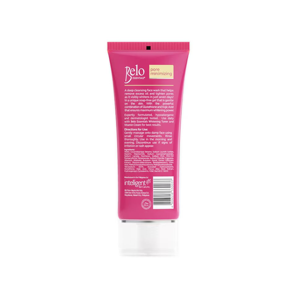 BELO Essentials Pore Minimizing Whitening Face Wash 50ml