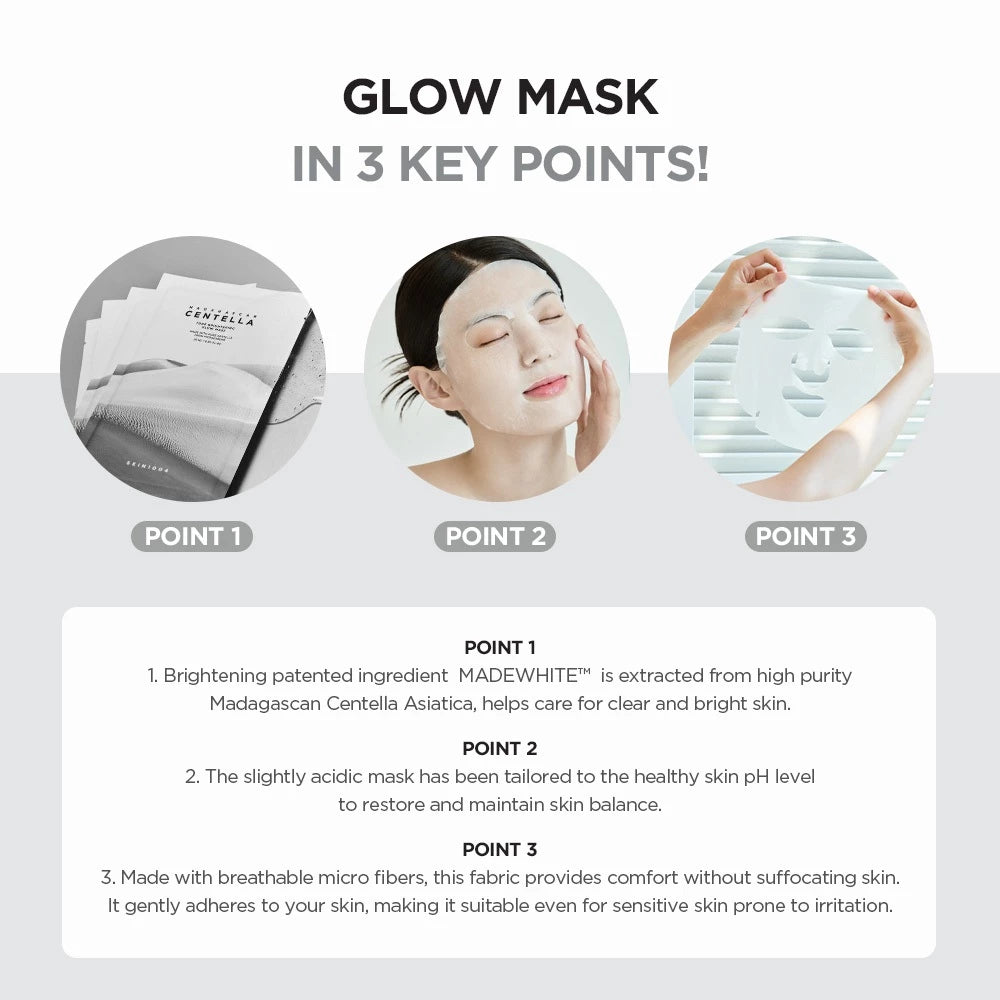 SKIN1004 Madagascar Centella Tone Brightening Glow Mask 25ml