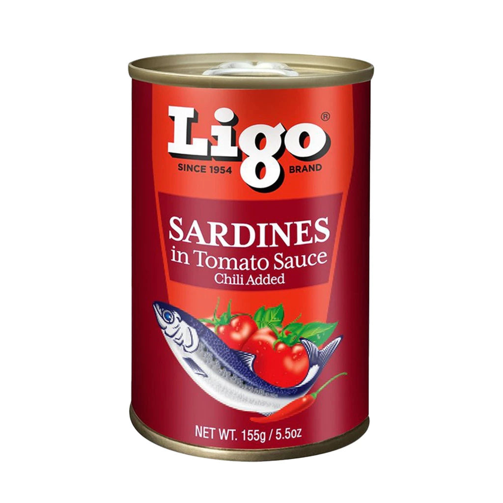Ligo Sardines in Tomato Sauce with Chili 155g