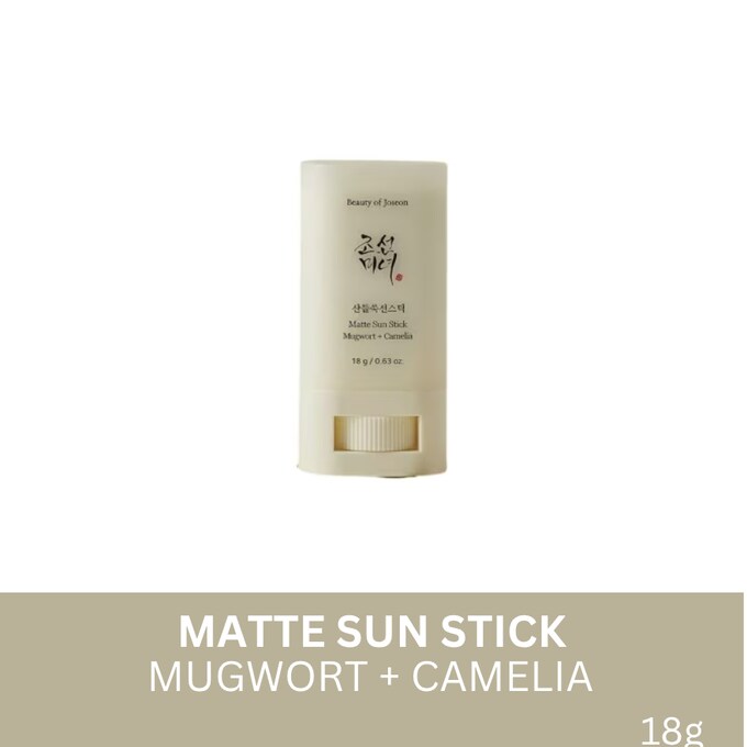 BEAUTY OF JOSEON Matte Sun Stick : Mugwort + Camelia 18g