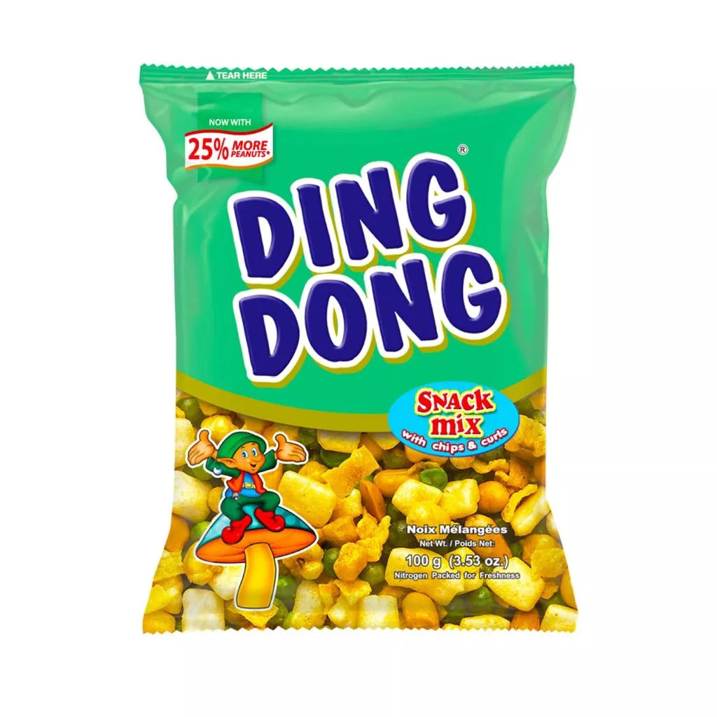 Ding Dong Mixed Nuts Chips and Curls 100grams