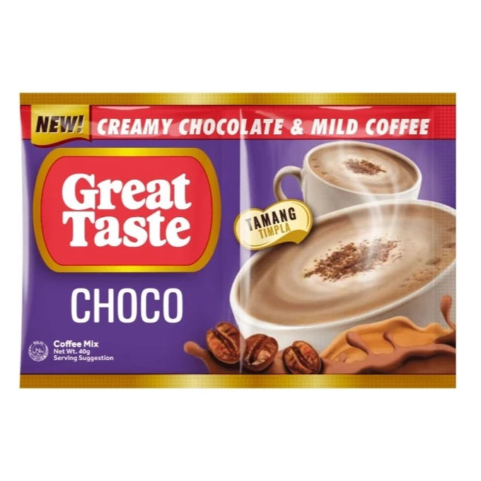 Great Taste Choco Coffee Mix Twin Pack 40gx10s