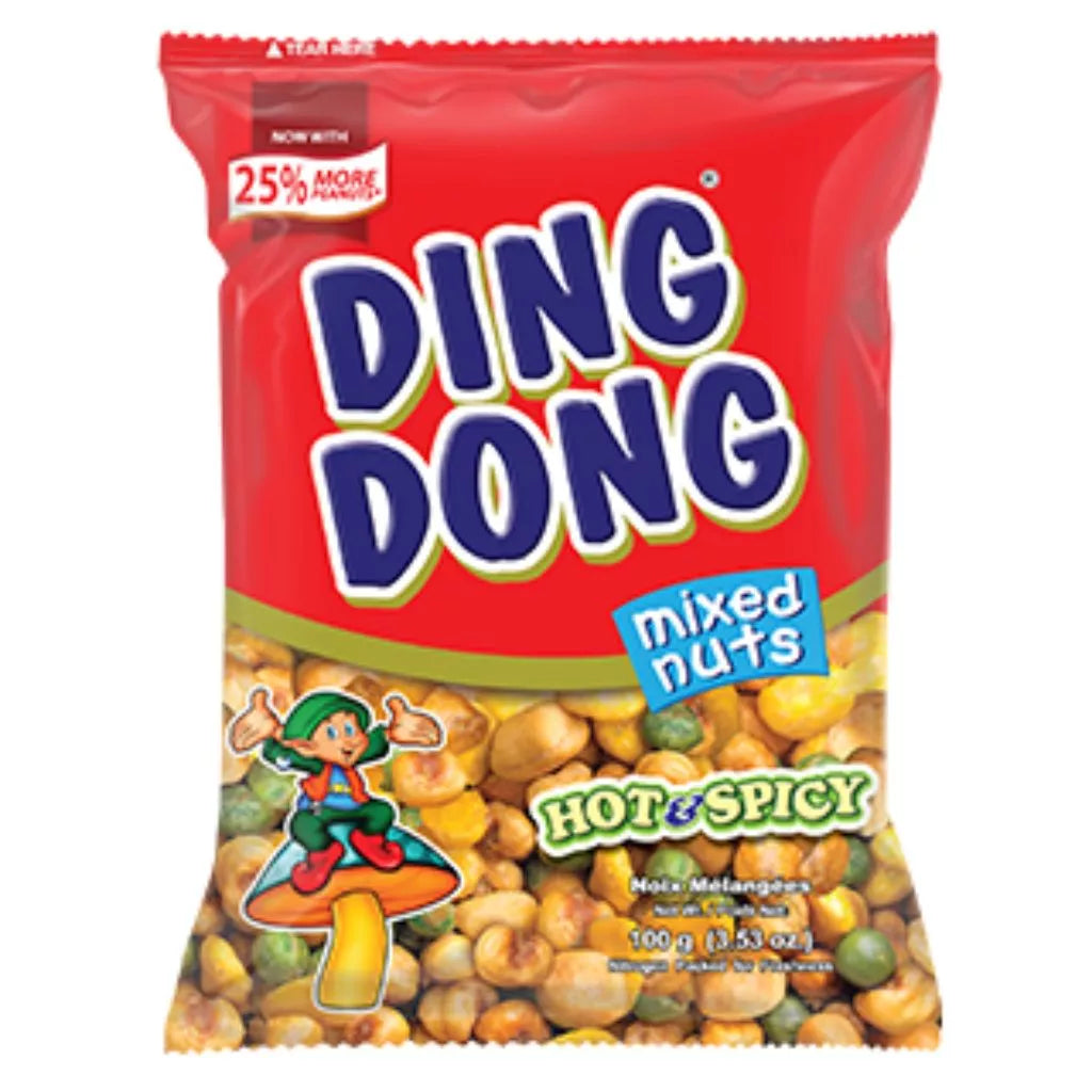 Ding Dong Mixed Nuts Hot and Spicy 100grams