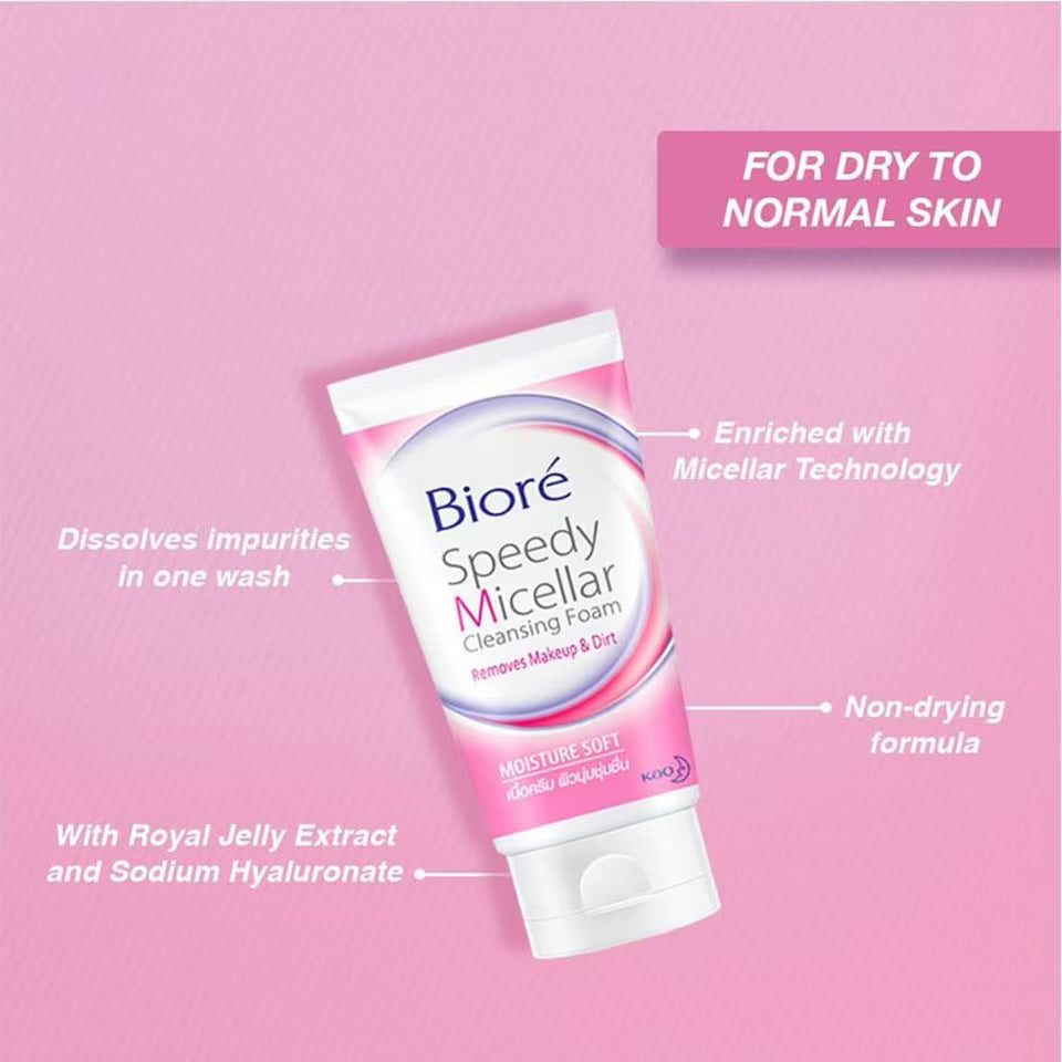 BIORE Speedy Micellar - Moisture Soft - 90 G