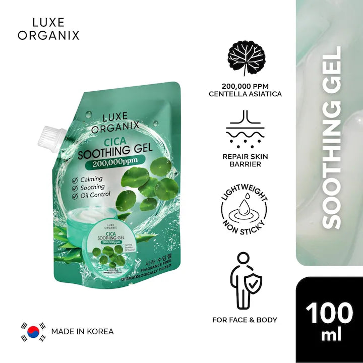 LUXE ORGANIX Cica Soothing Gel 100ml