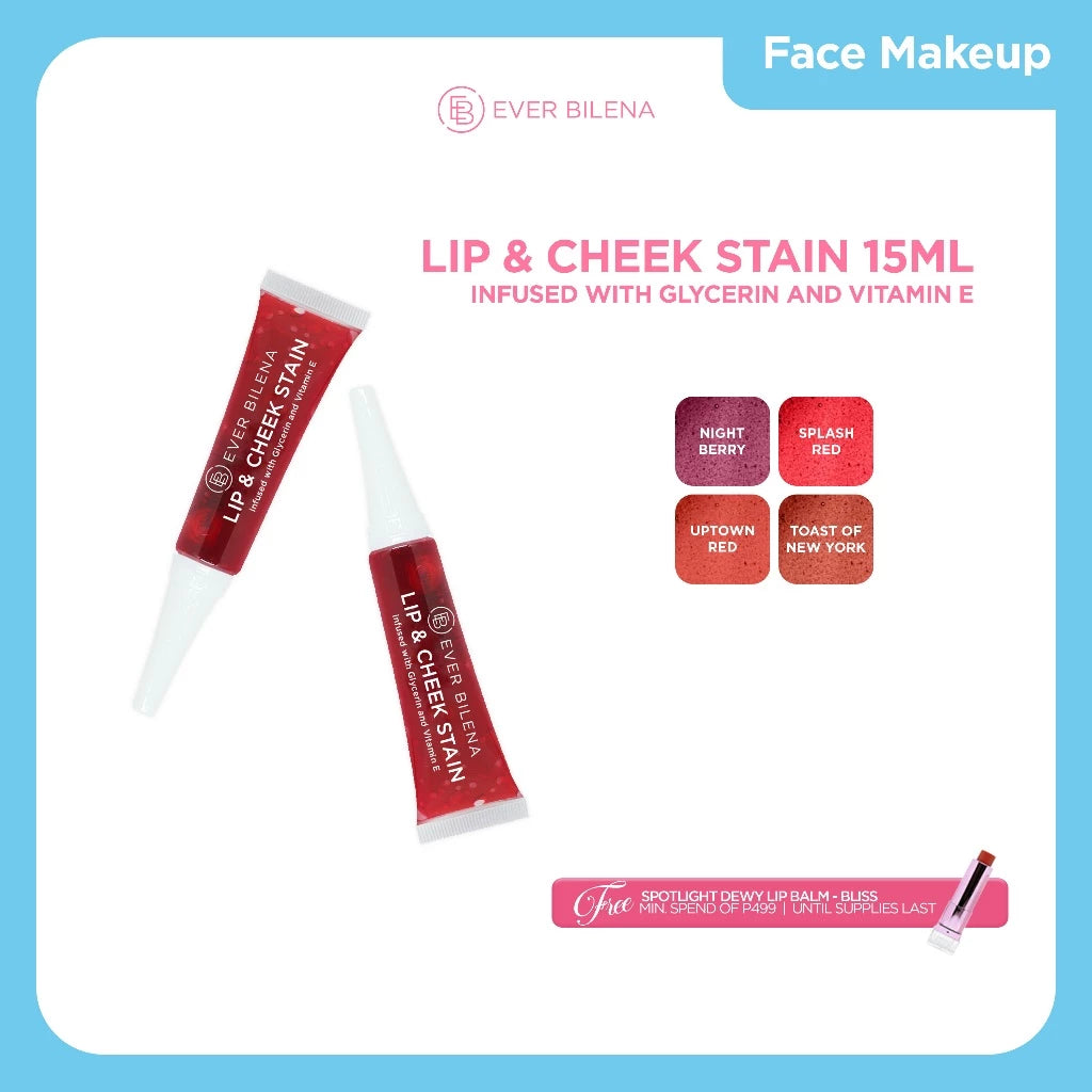 EB Lip and Cheek Stain [Lip tint, Cheek Tint, Multi use, Gel Tint]