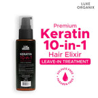 LUXE ORGANIX Keratin 10in1 Hair Elixir Leave-in Treatment 100ml