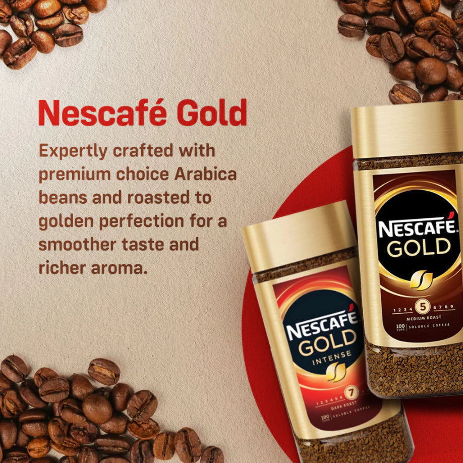 Nescafe Gold Intense Premium Instant Coffee 200g