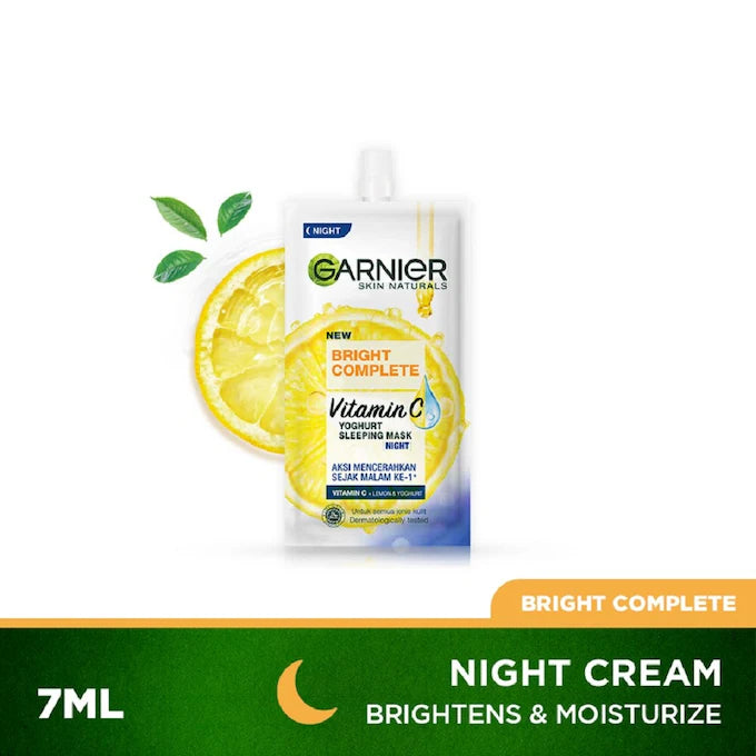 GARNIER Bright Complete Yoghurt Sleeping Mask 7mL [Whitening]