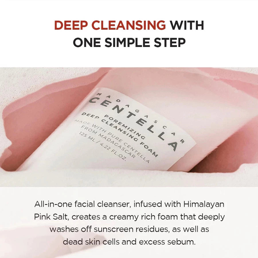 SKIN1004 Madagascar Centella Poremizing Deep Cleansing Foam 125ml
