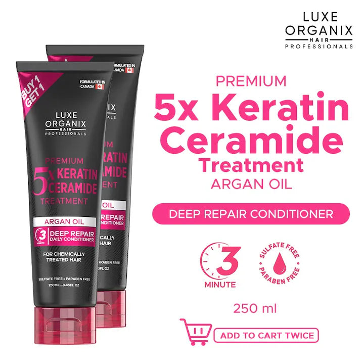 Luxe Organix Keratin Treatment Argan Oil 250ml