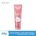 SENKA Perfect Whip Cleanser Berry Bright 50g