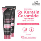 Luxe Organix Keratin Treatment Milk Protein 250ml