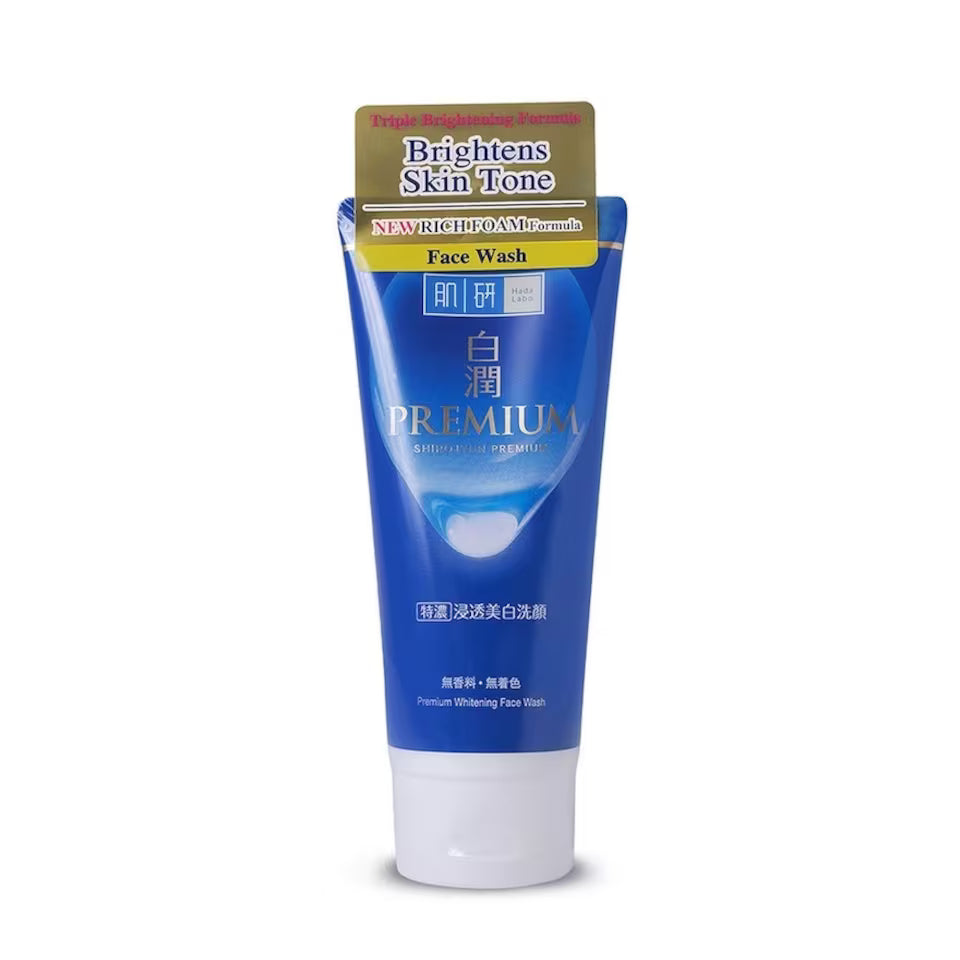 HADA LABO Premium Whitening Facewash 100g