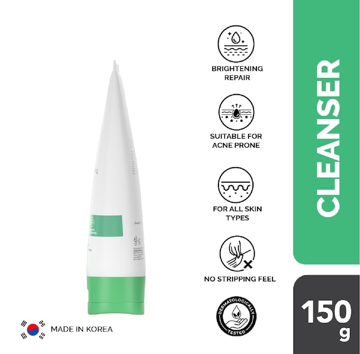 LUXE ORGANIX Cica Rescue Gentle Brightening Cleanser 150g