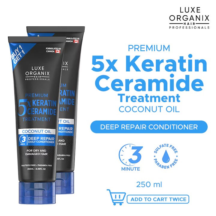 Luxe Organix Keratin Treatment Virgin Coconut Oil 250ml