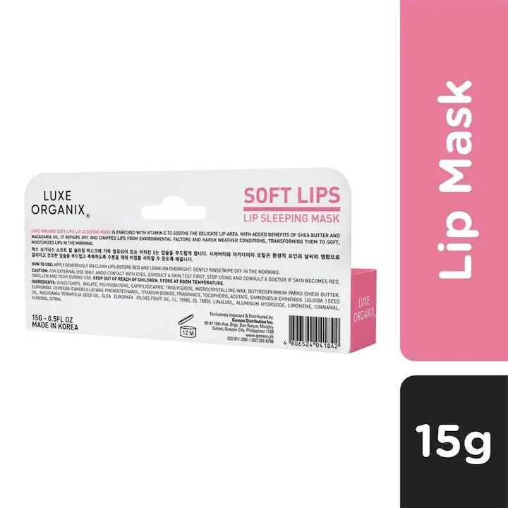 Luxe Organix Soft Lips Lip Sleeping Mask 15g