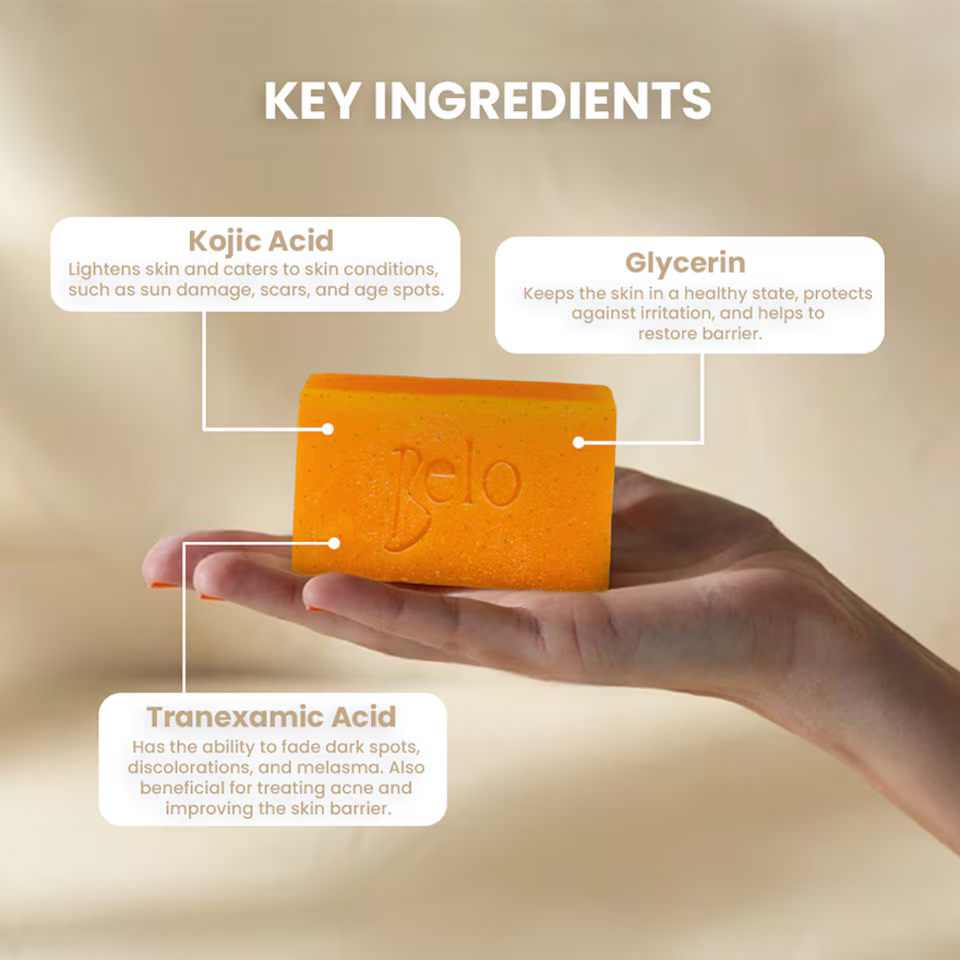 Belo Intensive Whitening Bar Kojic + Tranexamic Acid 65g × 2