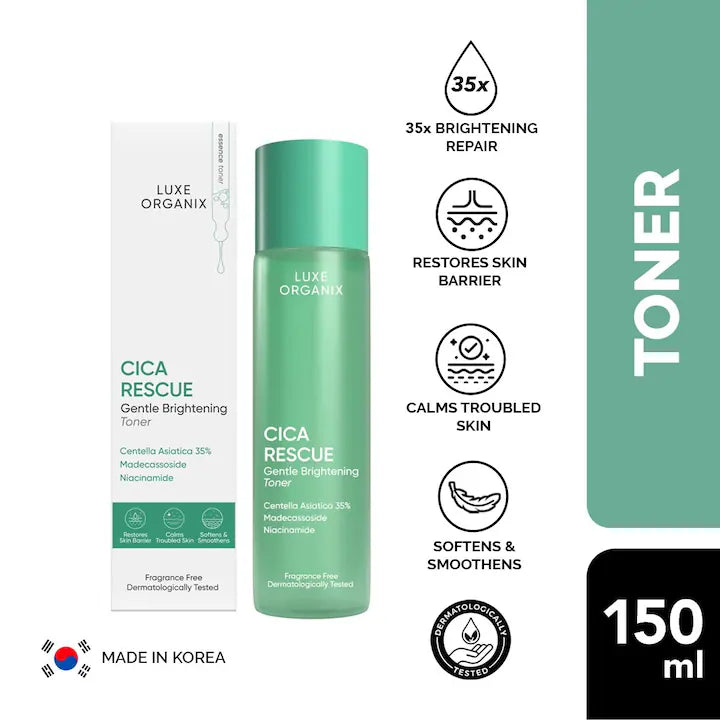 Luxe Organix Cica Rescue Gentle Brightening Toner 150ml