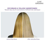 Luxe Organix Bye Brass Purple Shampoo 270ml