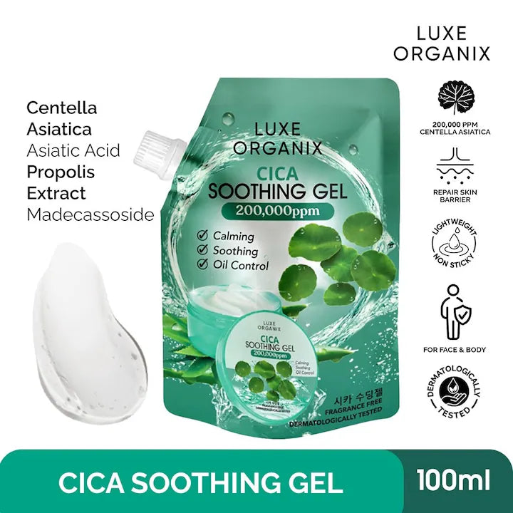 LUXE ORGANIX Cica Soothing Gel 100ml
