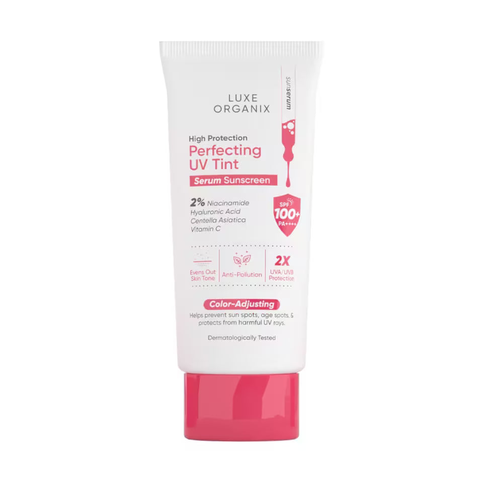 LUXE ORGANIX Perfecting UV Tint Serum Sunscreen SPF 100+ PA ++++ 40g