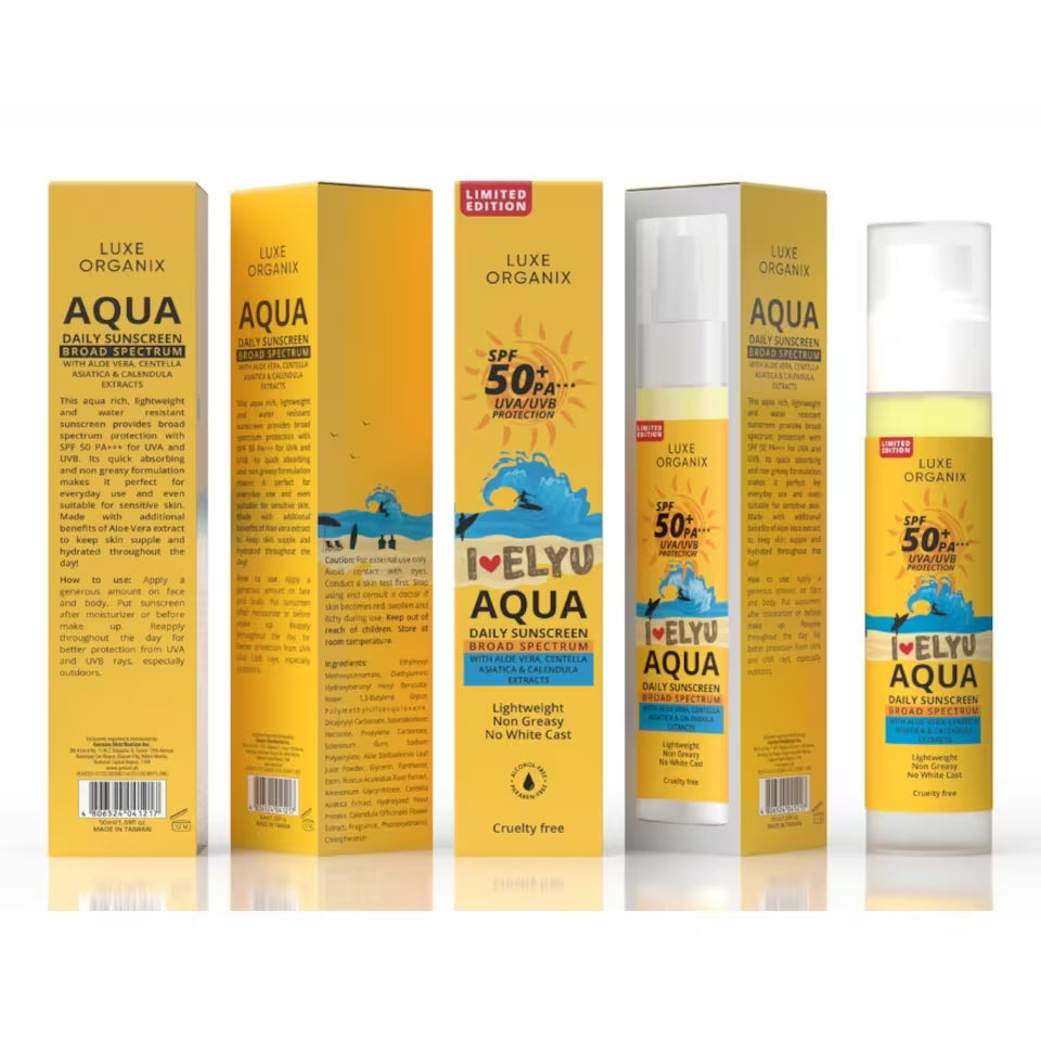 Luxe Organix Aqua Daily Sunscreen SPF50+ PA+++ 50ml