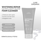 LUXE ORGANIX Whitening Repair Ultralight Glow Foam Cleanser 150g