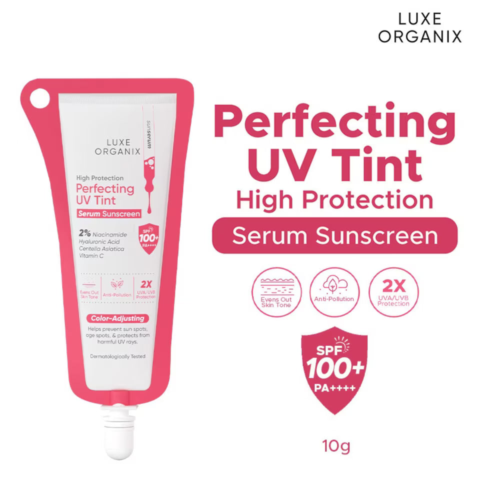 LUXE ORGANIX Perfecting UV Tint Serum Sunscreen SPF 100+ PA ++++ 40g